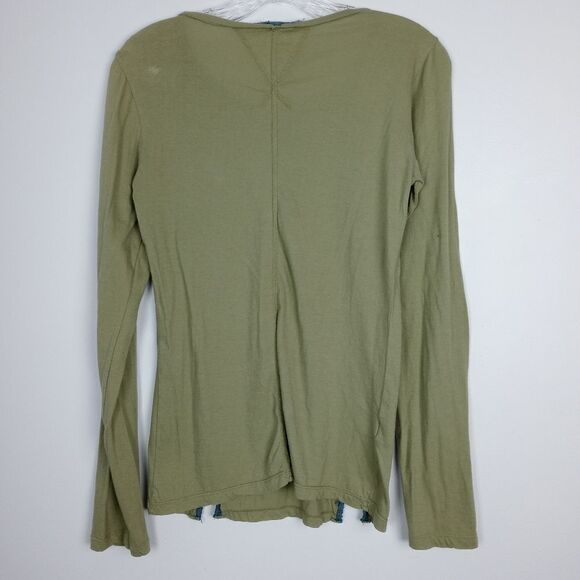 Johnny Was Pete & Greta for t By  olive green top - Picture 4 of 7